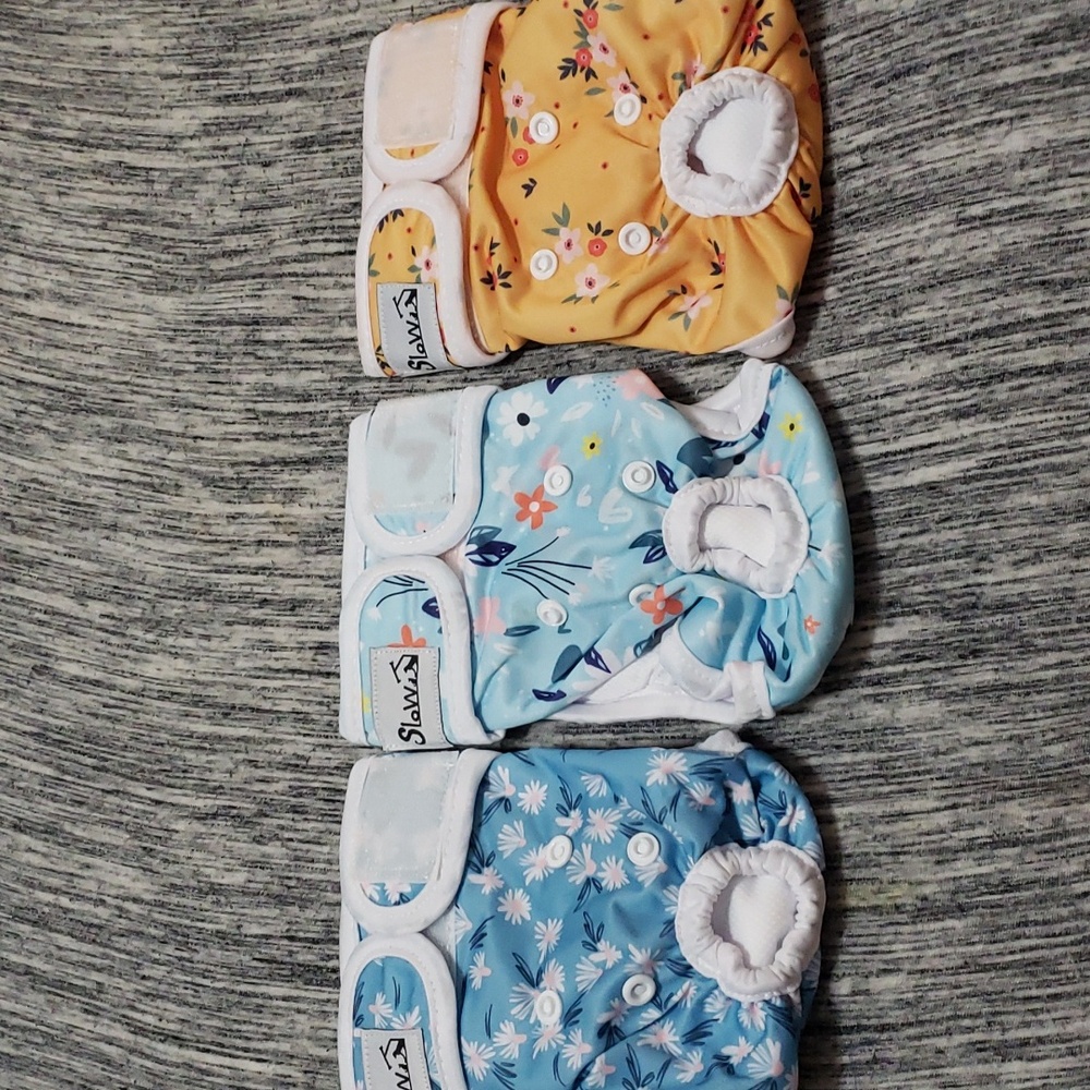 UNUSED small animal reusable diapers